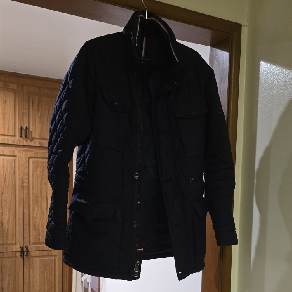 Tommy Hilfiger Navy Quilted Field Jacket